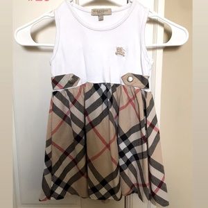 Authentic Burberry Brit Girls Nova Print dress